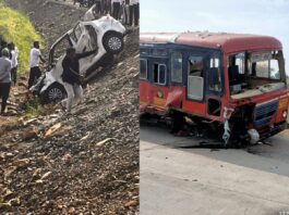 Five killed in car-bus collision in Maharashtra's Latur
