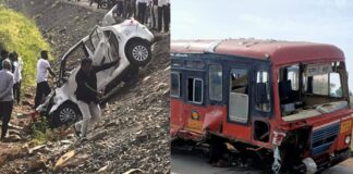 Five killed in car-bus collision in Maharashtra's Latur