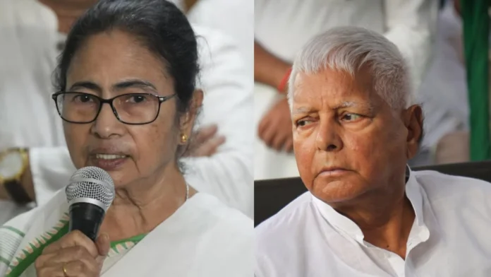 RJD's Lalu Prasad Backs Mamata Banerjee For INDIA Bloc Leadership RJD's Lalu Prasad Backs Mamata Banerjee For INDIA Bloc Leadership