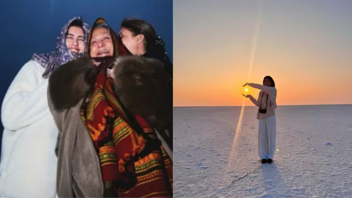 Navya Naveli's Stunning Rann Of Kutch Pics: Shweta Bachchan’s Playful Reaction Navya Naveli's Stunning Rann Of Kutch Pics: Shweta Bachchan’s Playful Reaction